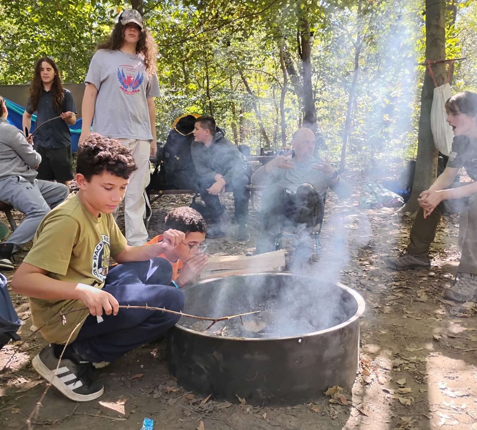 Camping along the Potomac River